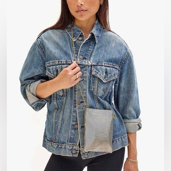 *RARE* Clare V. Crossbody Chainmail Poche - NWT - Picture 3 of 7